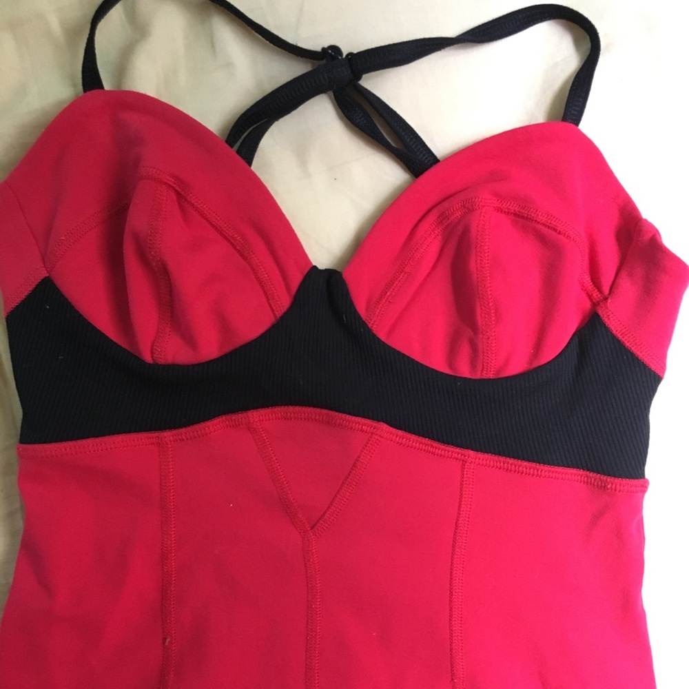 Bebe sexy red top
